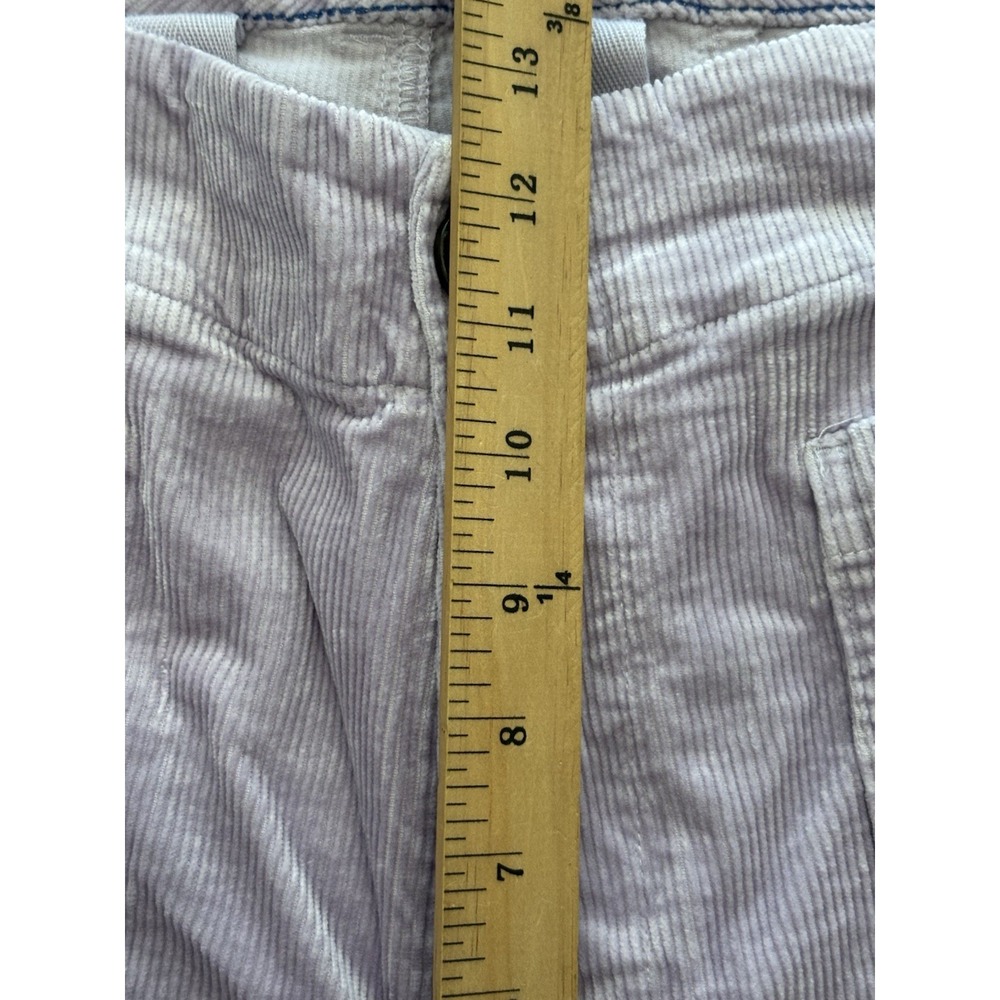 Maeve Anthropologie The Colette Corduroy Crop Wide Leg Pants Lavender 18W - Picture 10 of 11